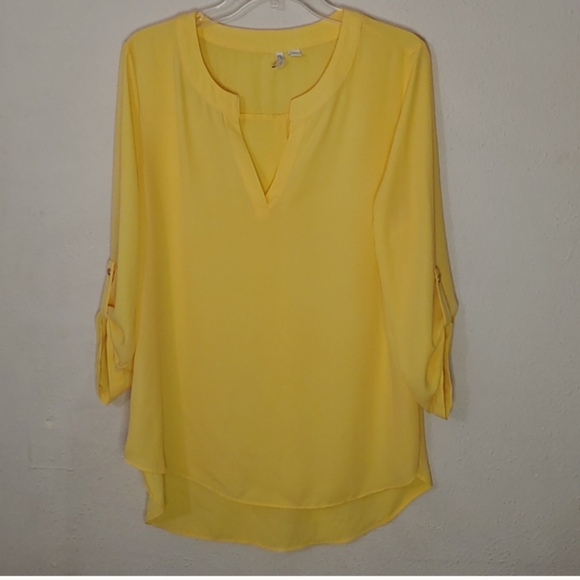 Cato Tops - Cato Sunny Yellow Women's Blouse